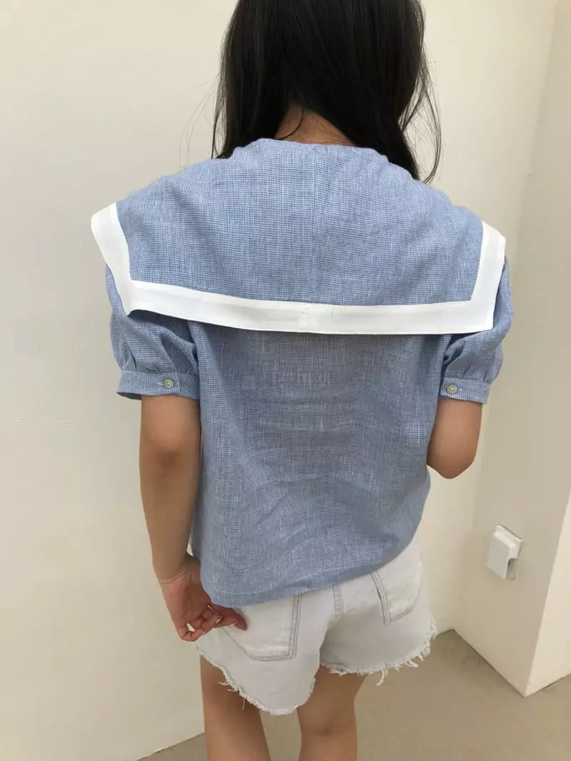 Matilda - Korean Women Fashion - #momslook - Sailor Blouse - 3