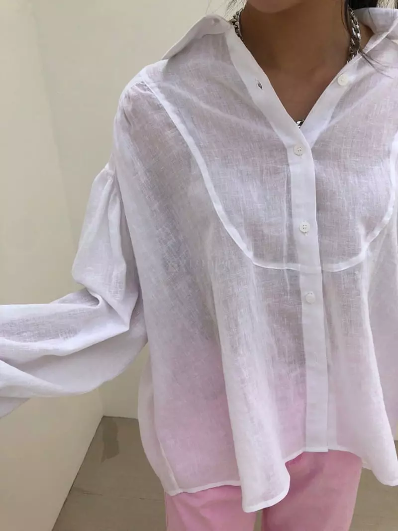 Matilda - Korean Women Fashion - #momslook - Step Shirt - 2