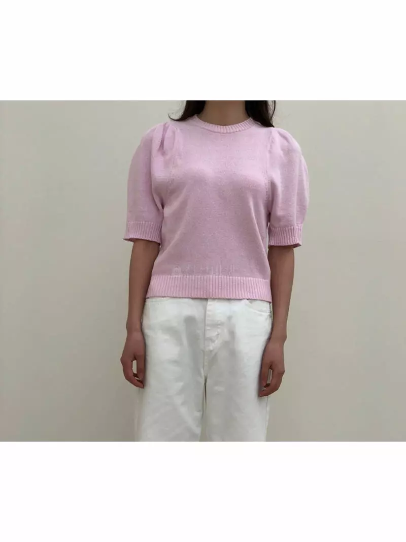 Matilda - Korean Women Fashion - #momslook - Sleeves Puff Knit