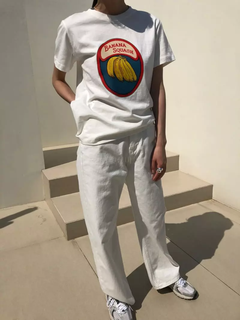 Matilda - Korean Women Fashion - #thelittlethings - Banana Tee - 4