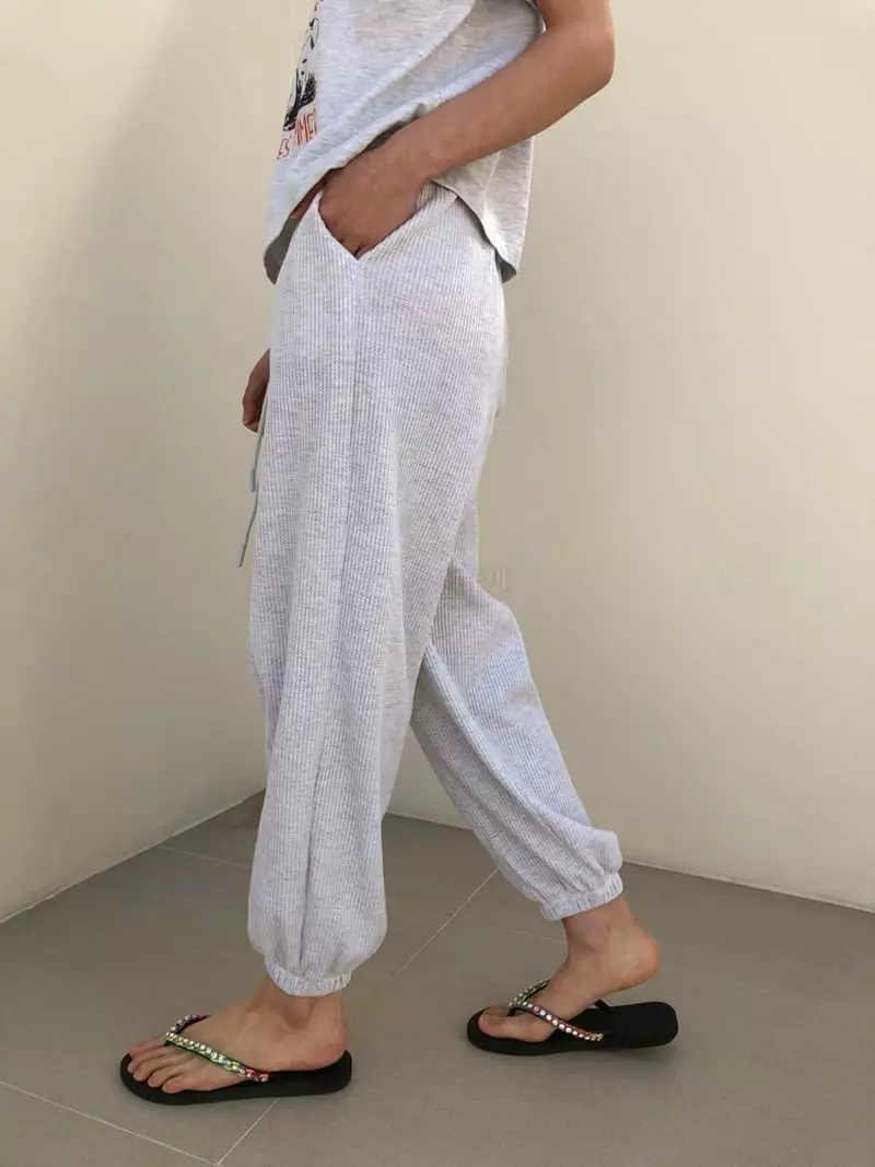 Matilda - Korean Women Fashion - #pursuepretty - Waffle Pants