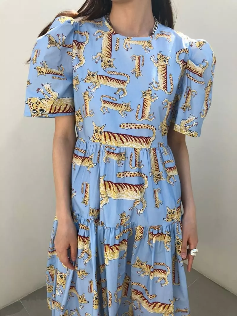 Matilda - Korean Women Fashion - #romanticstyle - Tiger One-piece