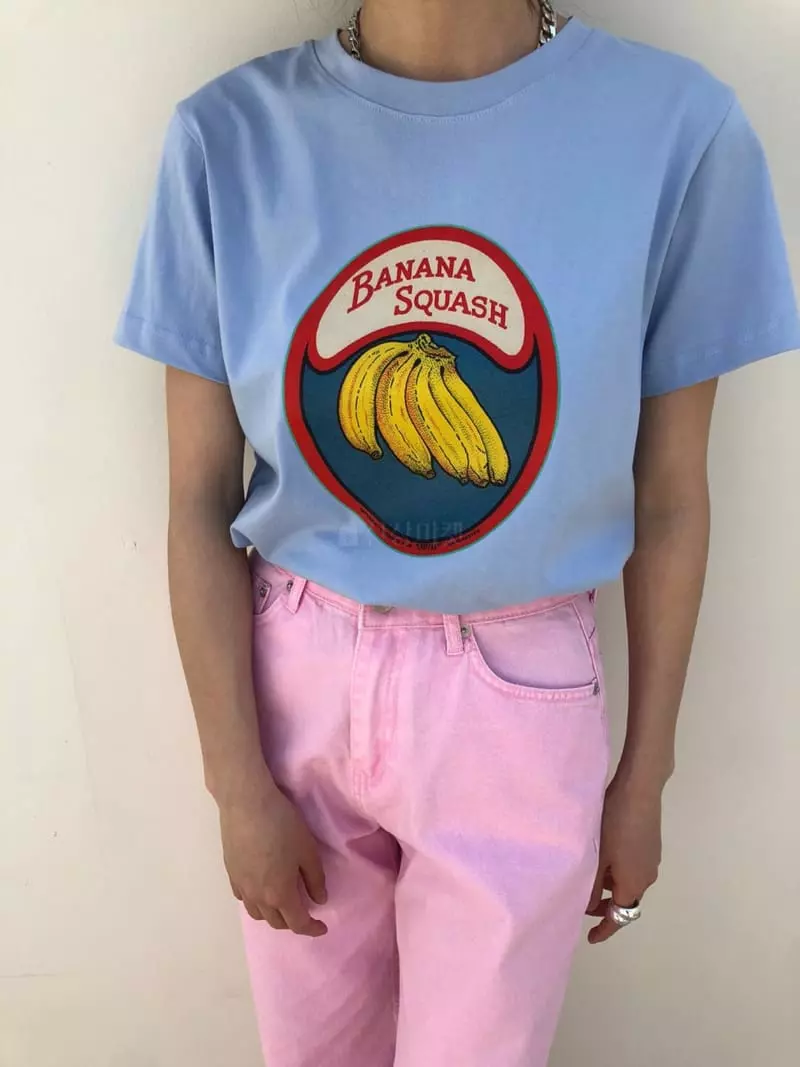 Matilda - Korean Women Fashion - #shopsmall - Banana Tee