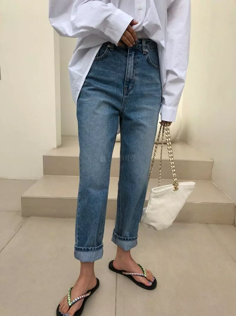 Matilda - Korean Women Fashion - #thatsdarling - Mid Lize Jeans