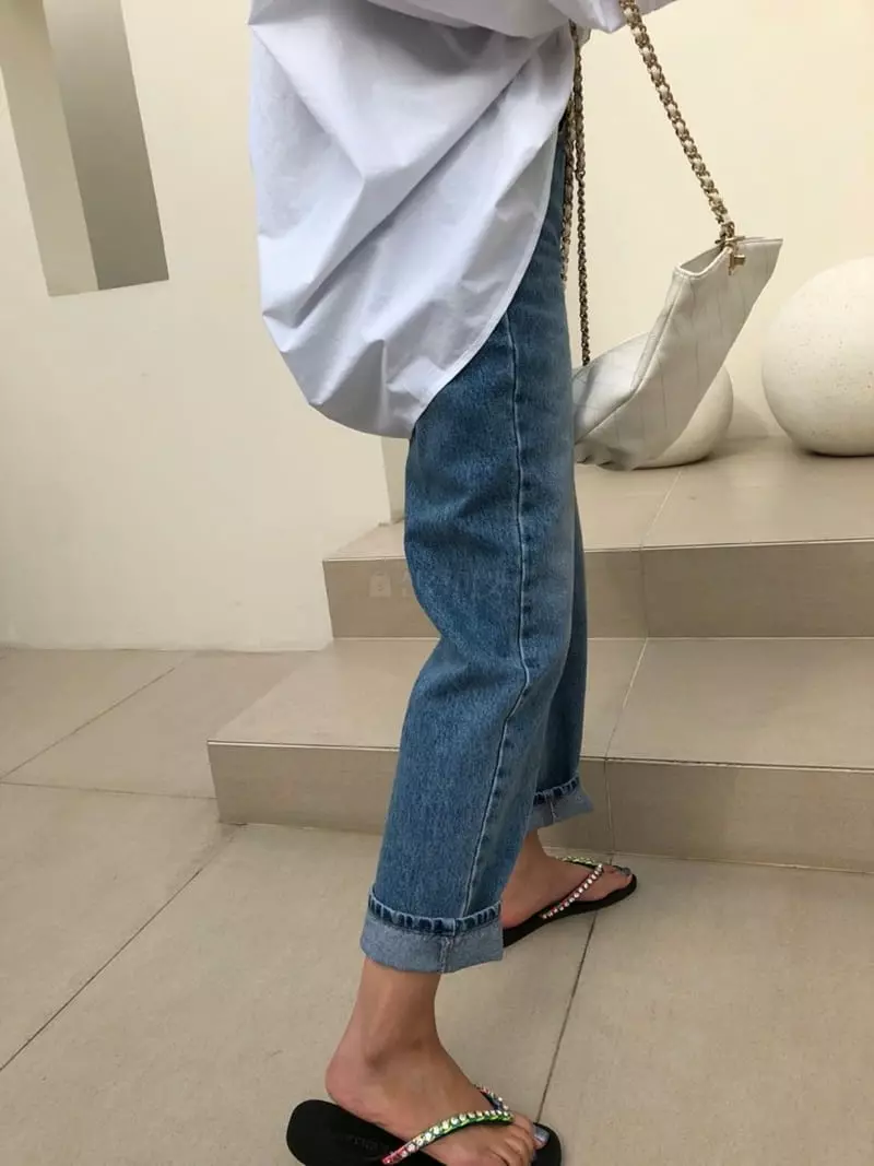 Matilda - Korean Women Fashion - #thelittlethings - Mid Lize Jeans - 2
