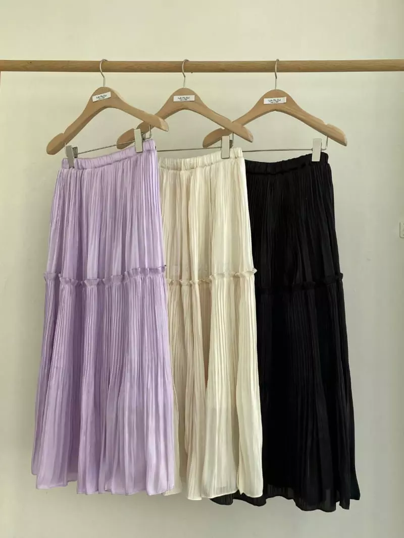 Matilda - Korean Women Fashion - #thelittlethings - Have Wrinkle Skirt