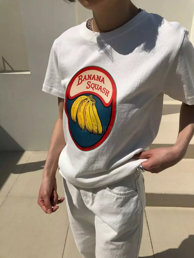 Matilda - Korean Women Fashion - #thelittlethings - Banana Tee - 3