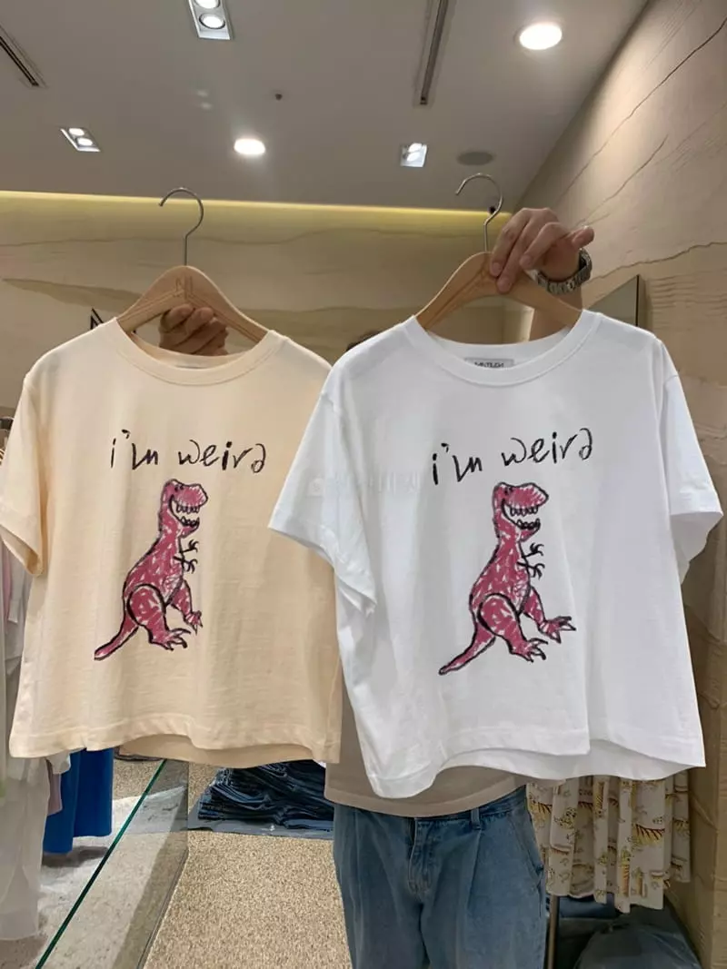 Matilda - Korean Women Fashion - #vintageinspired - Dino Tee - 2