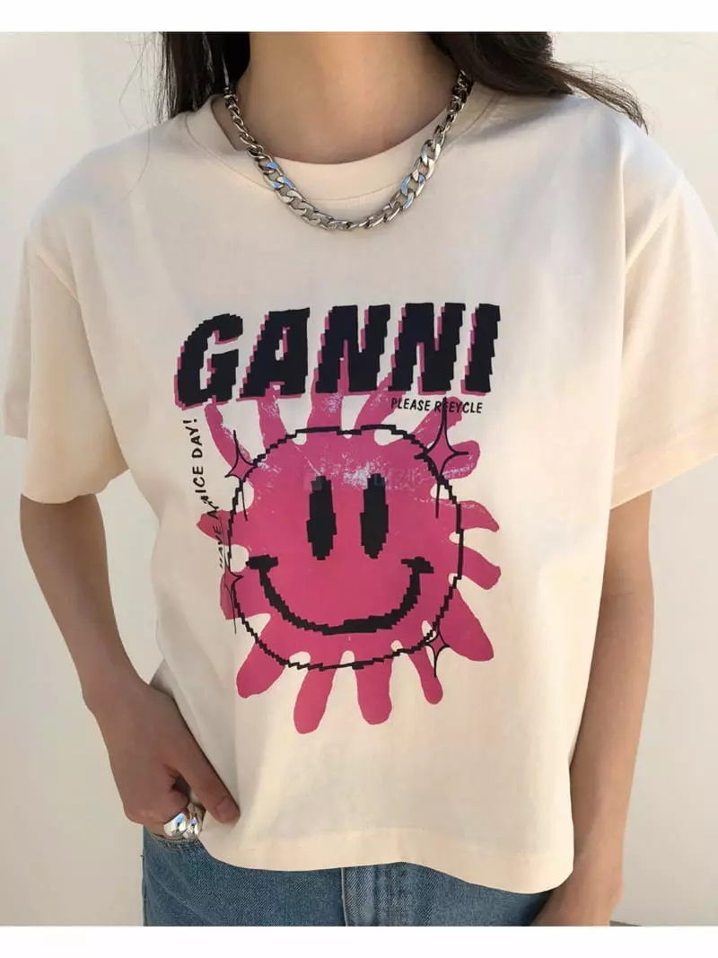 Matilda - Korean Women Fashion - #vintageinspired - Gani Sunny Tee