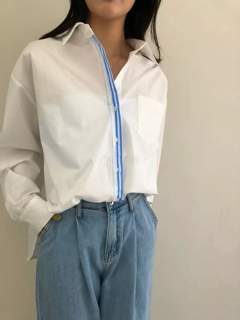 Matilda - Korean Women Fashion - #vintageinspired - Danjjak Shirt