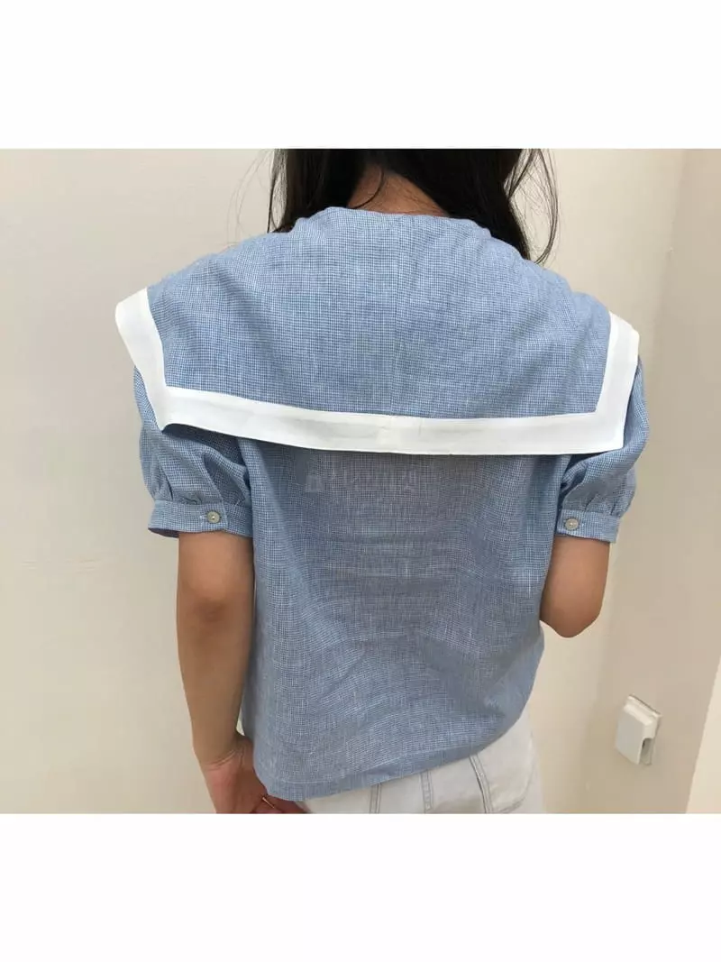Matilda - Korean Women Fashion - #vintageinspired - Sailor Blouse - 3