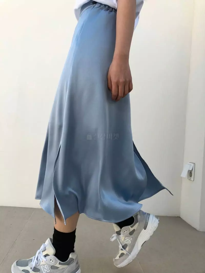 Matilda - Korean Women Fashion - #vintagekidsstyle - Shatin Skirt - 2