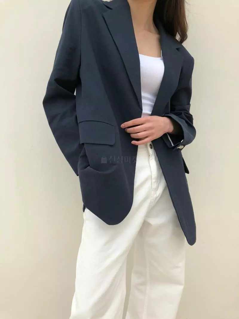 Matilda - Korean Women Fashion - #momslook - Linen Jacket - 4