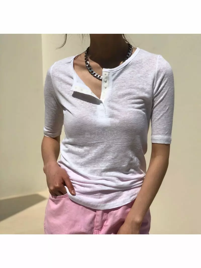 Matilda - Korean Women Fashion - #womensfashion - Danjjak Tee - 2
