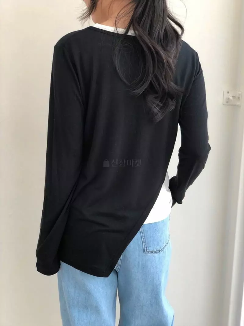Matilda - Korean Women Fashion - #womensfashion - Layered Tee - 3