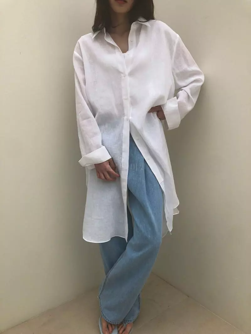 Matilda - Korean Women Fashion - #womensfashion - Free Long Shirt - 2