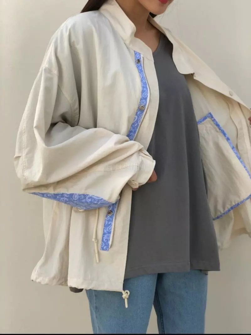 Matilda - Korean Women Fashion - #womensfashion - Pasiley Jacket - 3