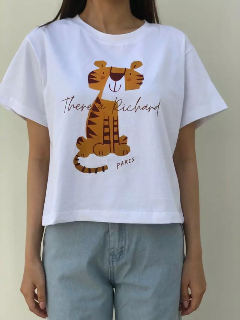 Matilda - Korean Women Fashion - #womensfashion - Tiger Tee - 3