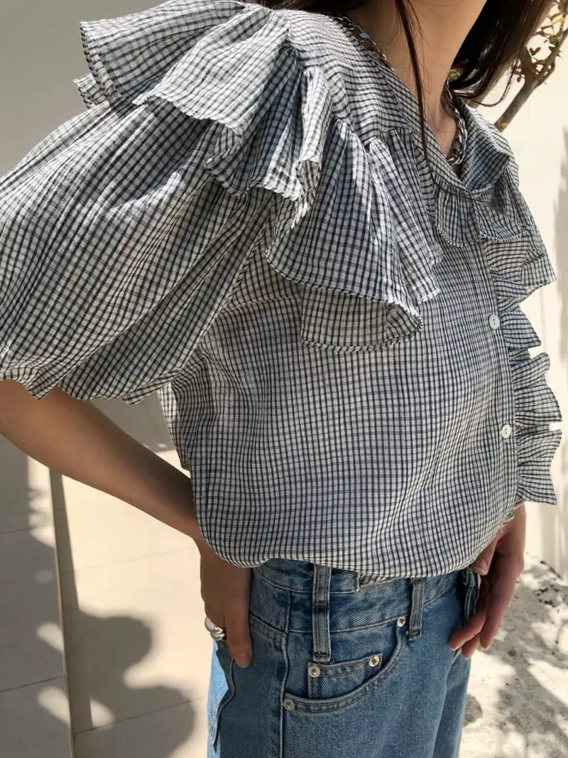 Matilda - Korean Women Fashion - #womensfashion - Choco Blouse - 2