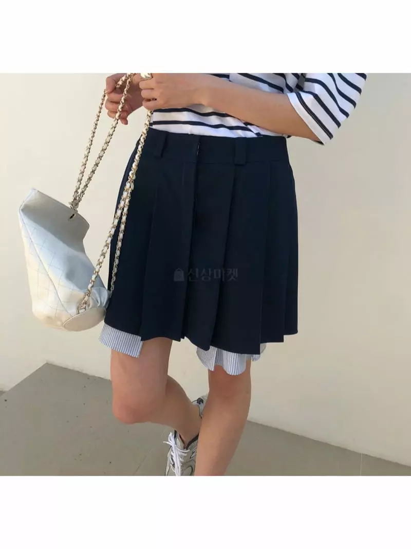 Matilda - Korean Women Fashion - #womensfashion - Wrinkle Skirt
