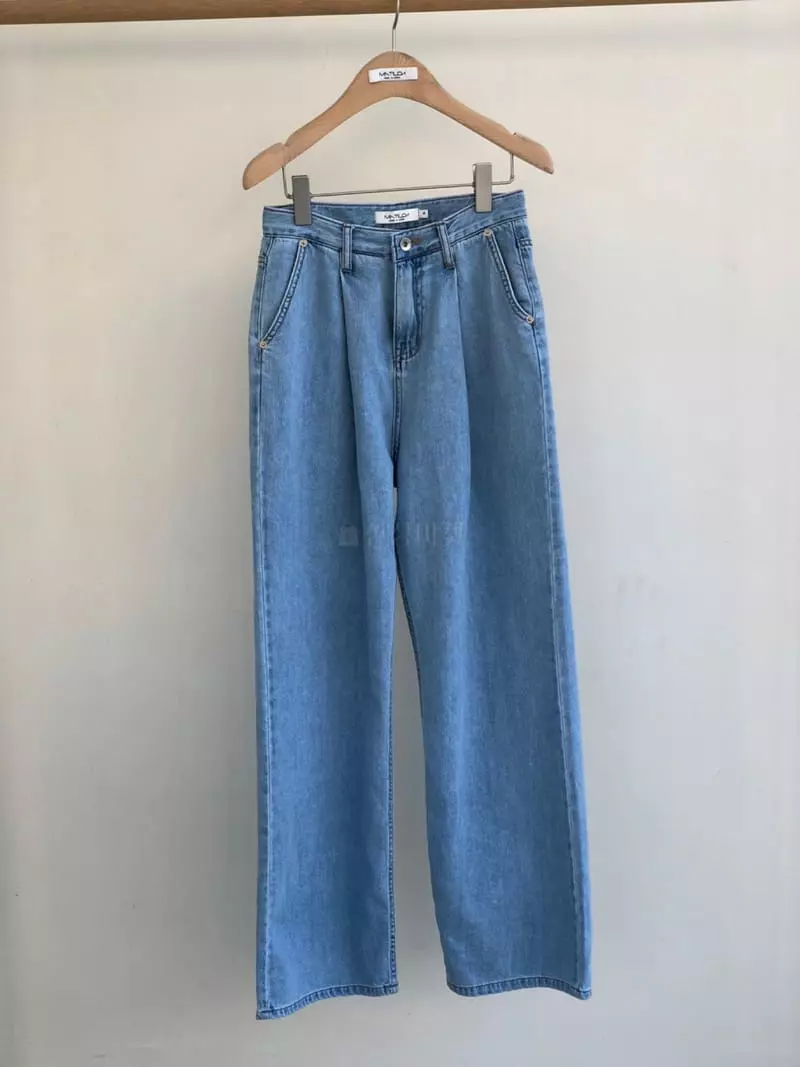 Matilda - Korean Women Fashion - #womensfashion - Wrinkle Wide Pants - 3