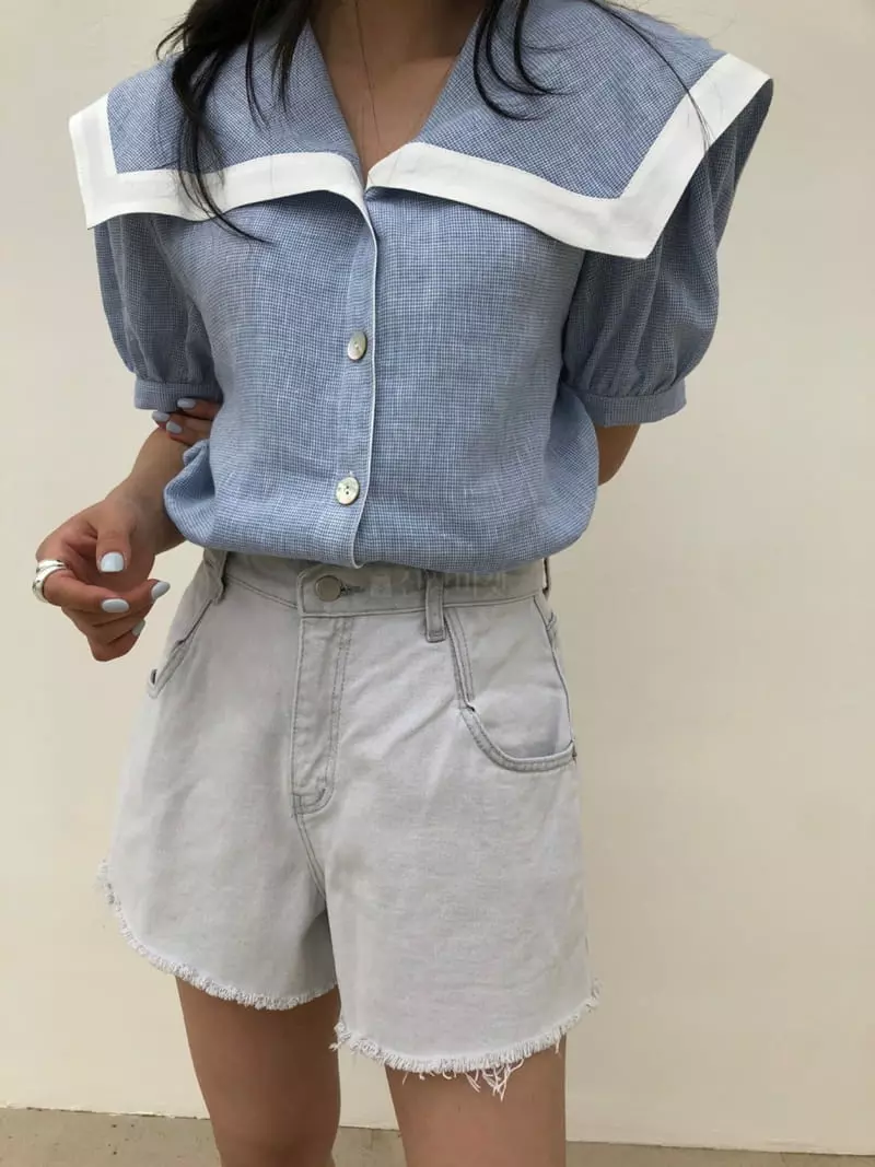 Matilda - Korean Women Fashion - #womensfashion - Sailor Blouse - 2