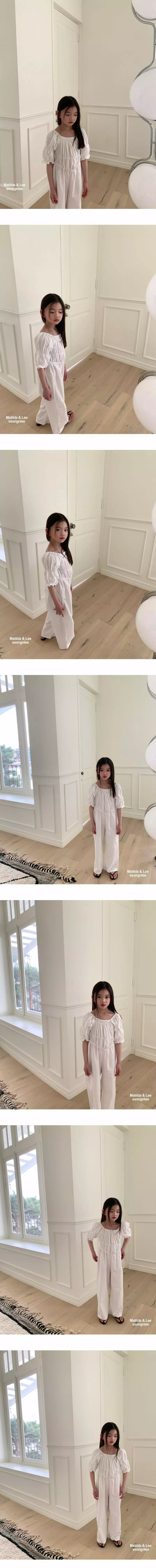 Matilda & Lee - Korean Children Fashion - #Kfashion4kids - Shirring Jumpsuit