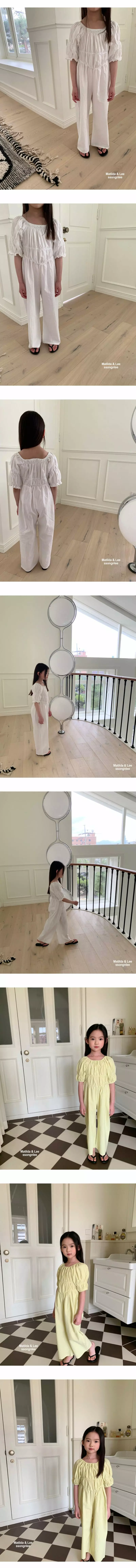Matilda & Lee - Korean Children Fashion - #littlefashionista - Shirring Jumpsuit - 2