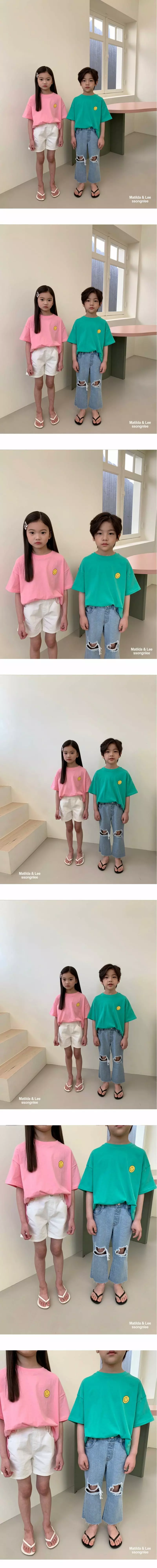 Matilda & Lee - Korean Children Fashion - #minifashionista - Smile Label Tee