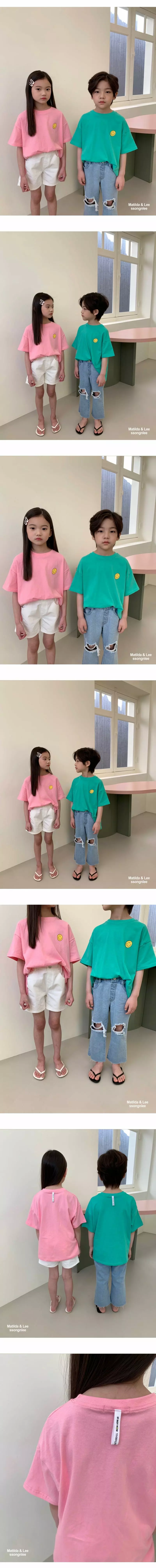 Matilda & Lee - Korean Children Fashion - #prettylittlegirls - Smile Label Tee - 2