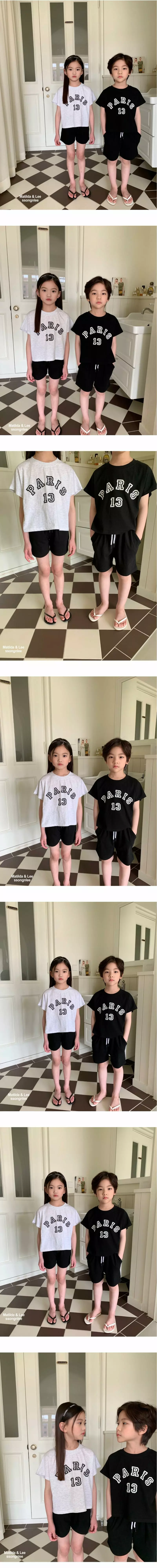 Matilda & Lee - Korean Children Fashion - #todddlerfashion - Paris Top Bottom Set
