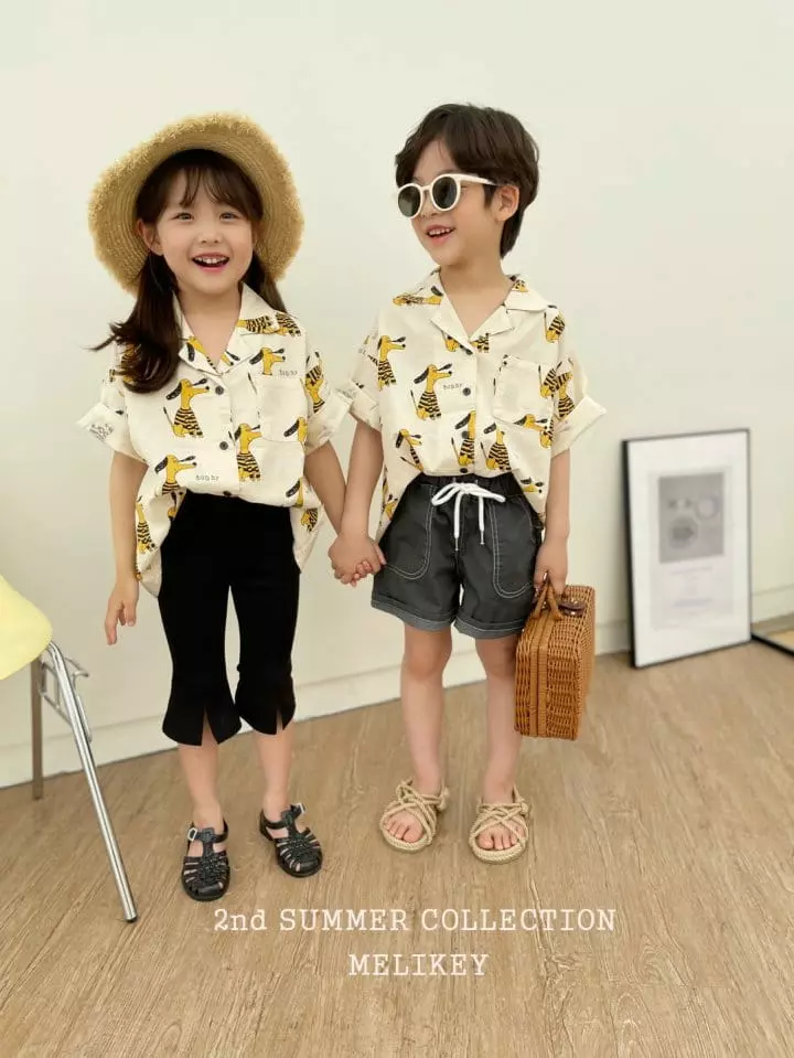 Melikey - Korean Children Fashion - #childofig - Capri Slit Bootscut Pants - 7