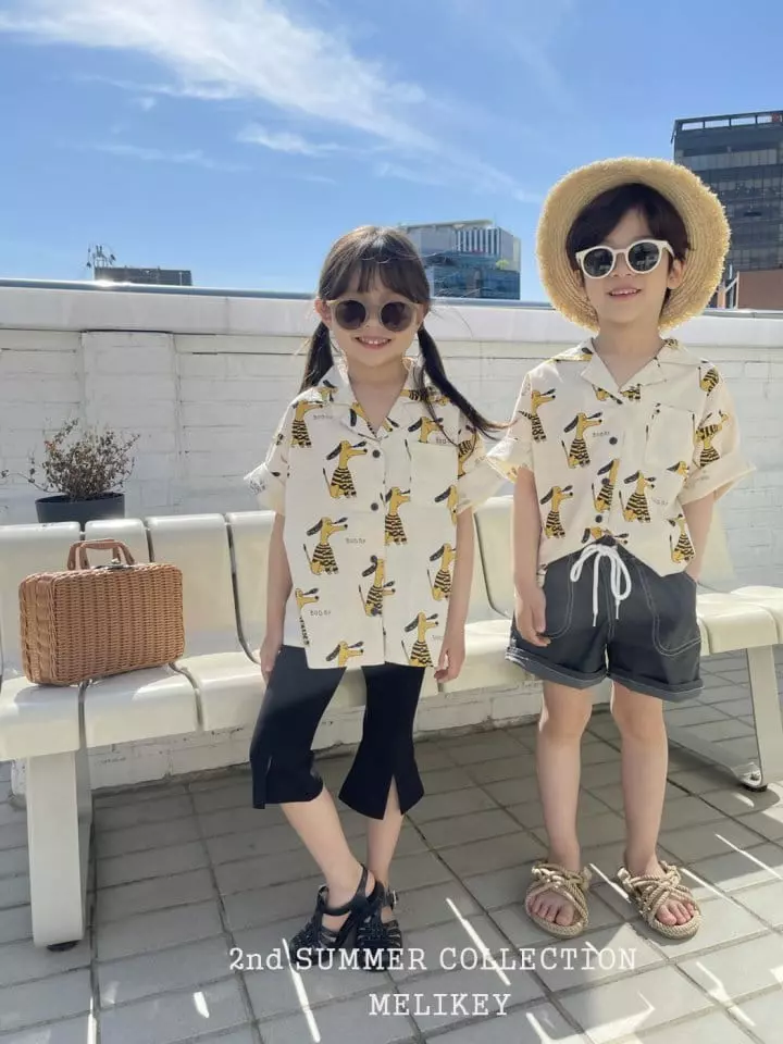 Melikey - Korean Children Fashion - #childofig - Capri Slit Bootscut Pants - 8