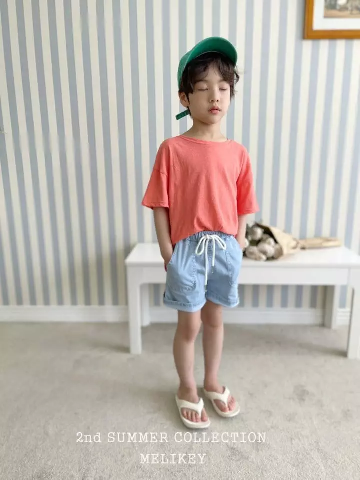 Melikey - Korean Children Fashion - #childofig - Denim Span Shorts - 11