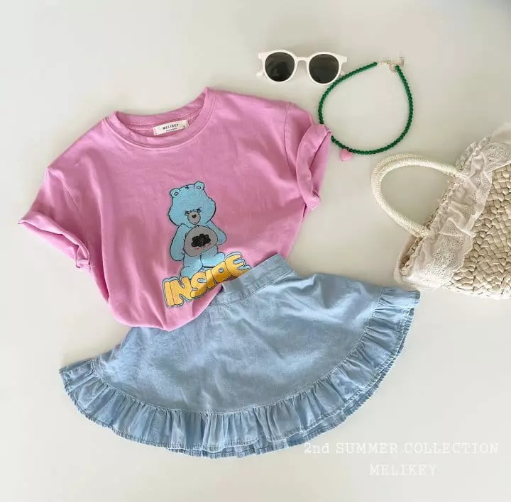 Melikey - Korean Children Fashion - #childofig - Plare Frill Skirt - 5