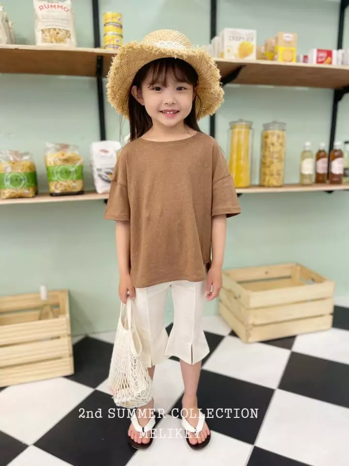 Melikey - Korean Children Fashion - #childrensboutique - Piping Tee - 6