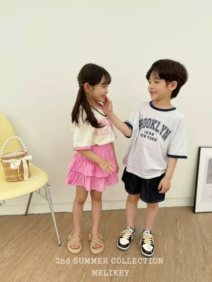Melikey - Korean Children Fashion - #childrensboutique - Brooklyn Tee - 2