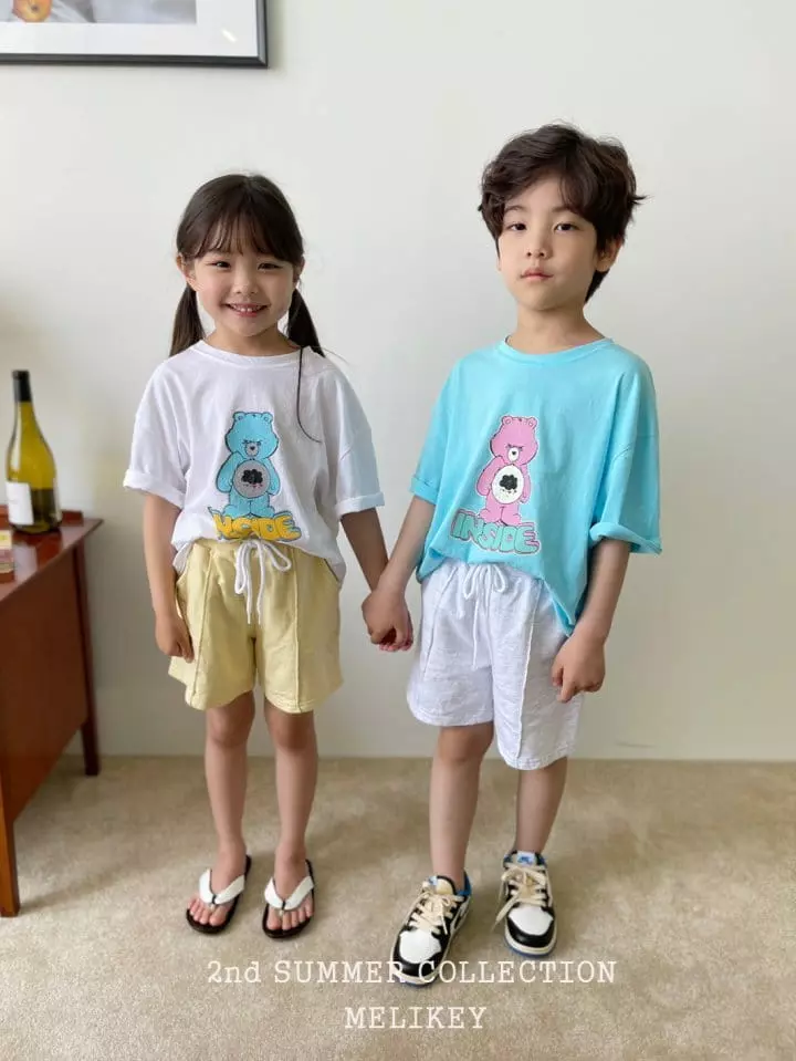 Melikey - Korean Children Fashion - #childofig - Pintuck Tery Shorts - 4