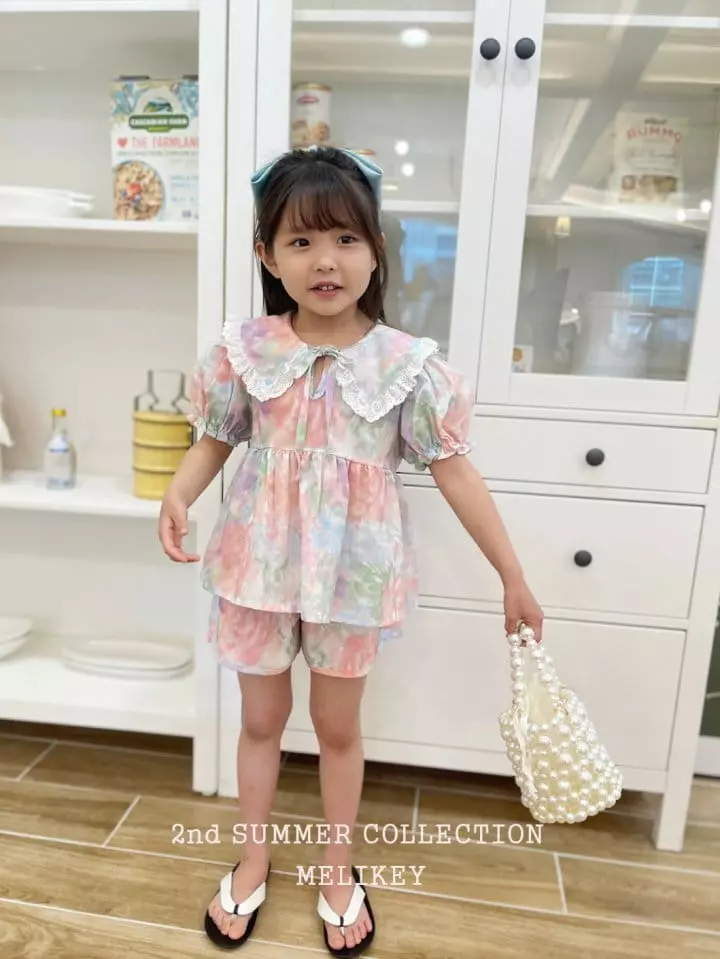 Melikey - Korean Children Fashion - #designkidswear - Rose Bon Top Bottom Set - 8