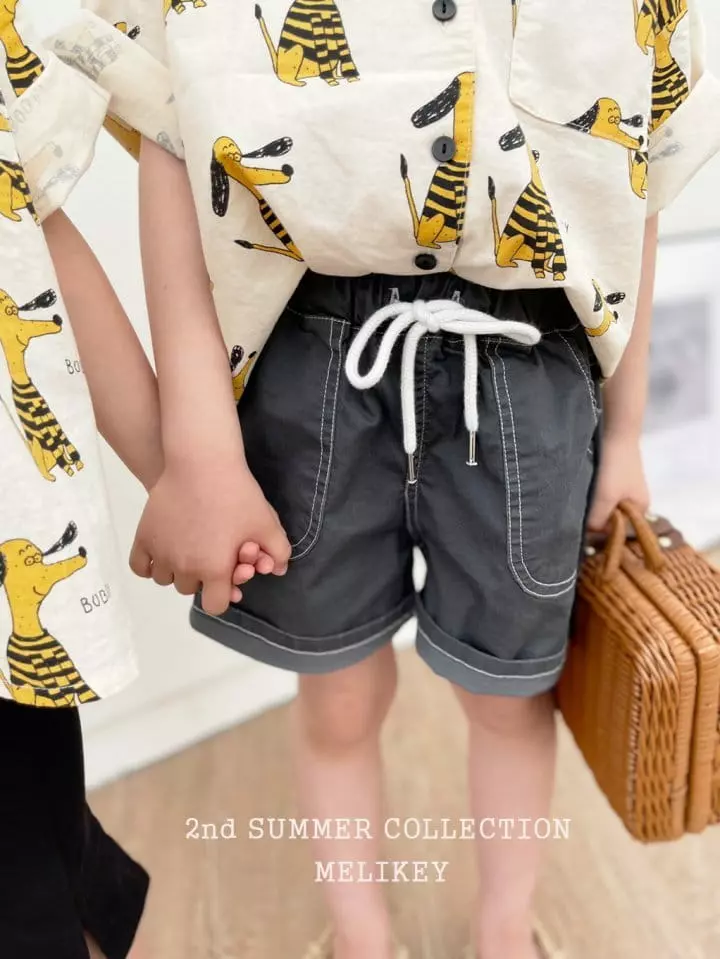 Melikey - Korean Children Fashion - #designkidswear - Puigment Pocket Shorts - 6