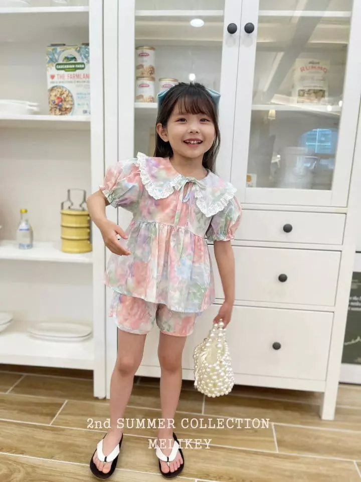 Melikey - Korean Children Fashion - #discoveringself - Rose Bon Top Bottom Set - 9