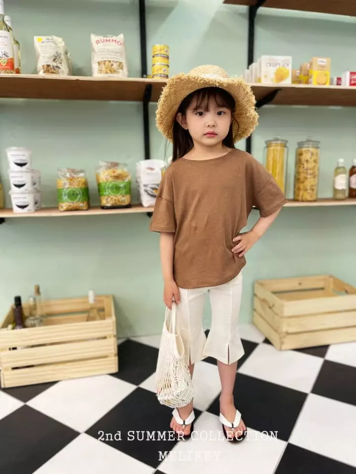 Melikey - Korean Children Fashion - #discoveringself - Piping Tee - 8