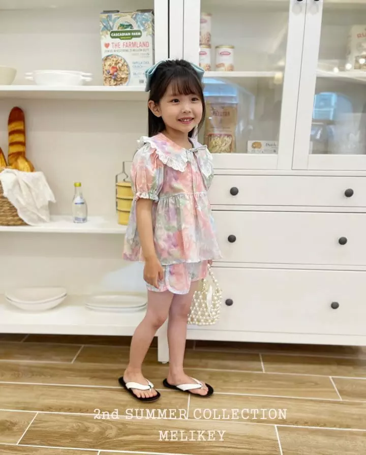 Melikey - Korean Children Fashion - #fashionkids - Rose Bon Top Bottom Set - 10