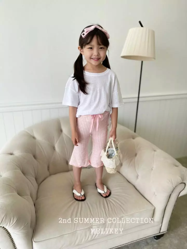 Melikey - Korean Children Fashion - #fashionkids - Macarron Bootscut Pants - 8