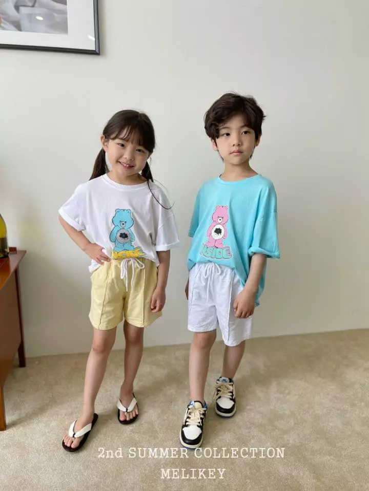 Melikey - Korean Children Fashion - #fashionkids - Pintuck Tery Shorts - 7