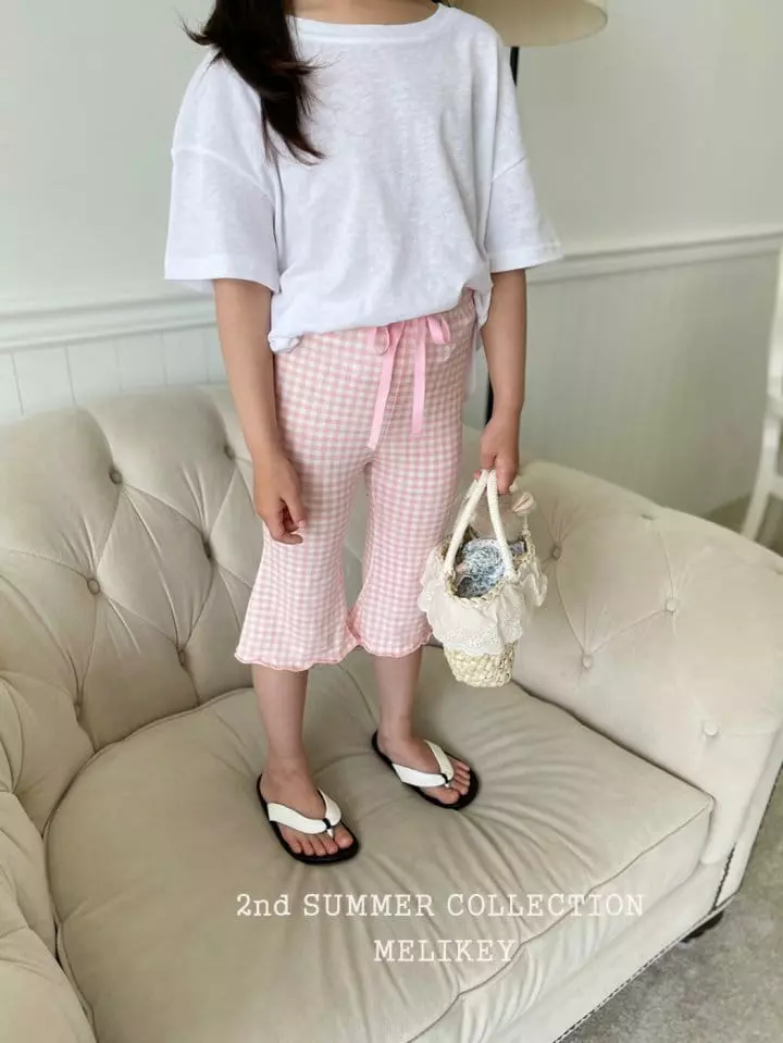 Melikey - Korean Children Fashion - #kidsshorts - Macarron Bootscut Pants - 9