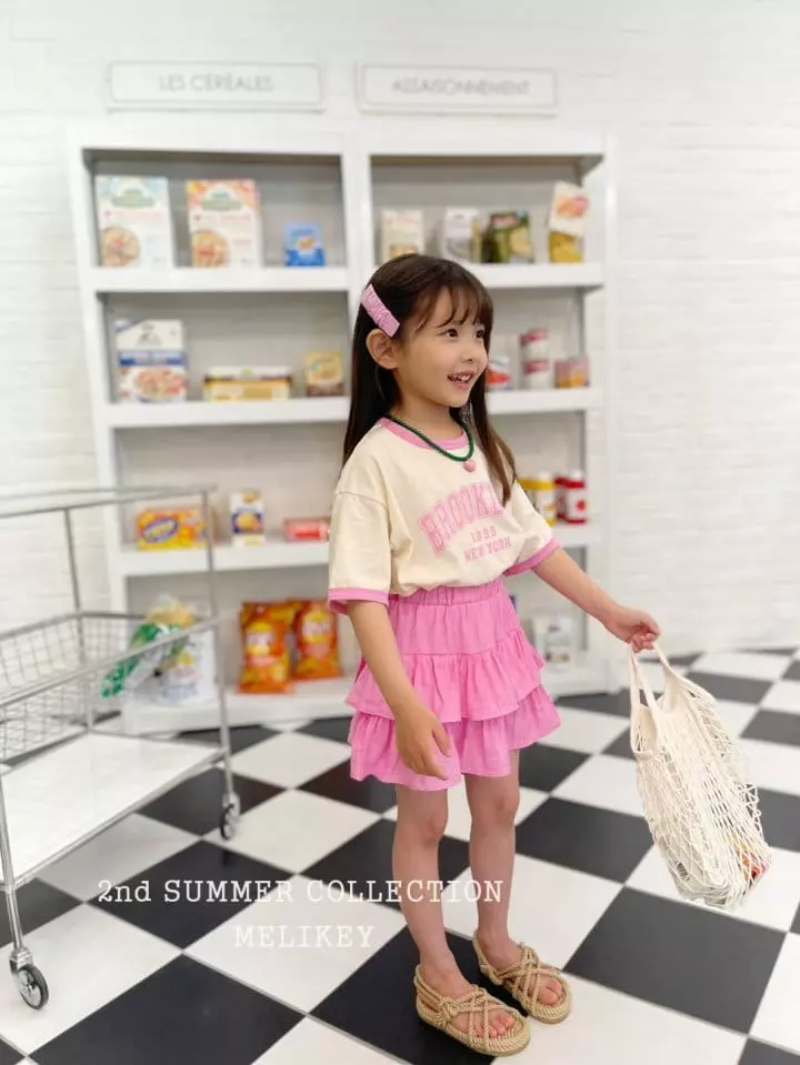 Melikey - Korean Children Fashion - #kidsshorts - Brooklyn Tee - 6