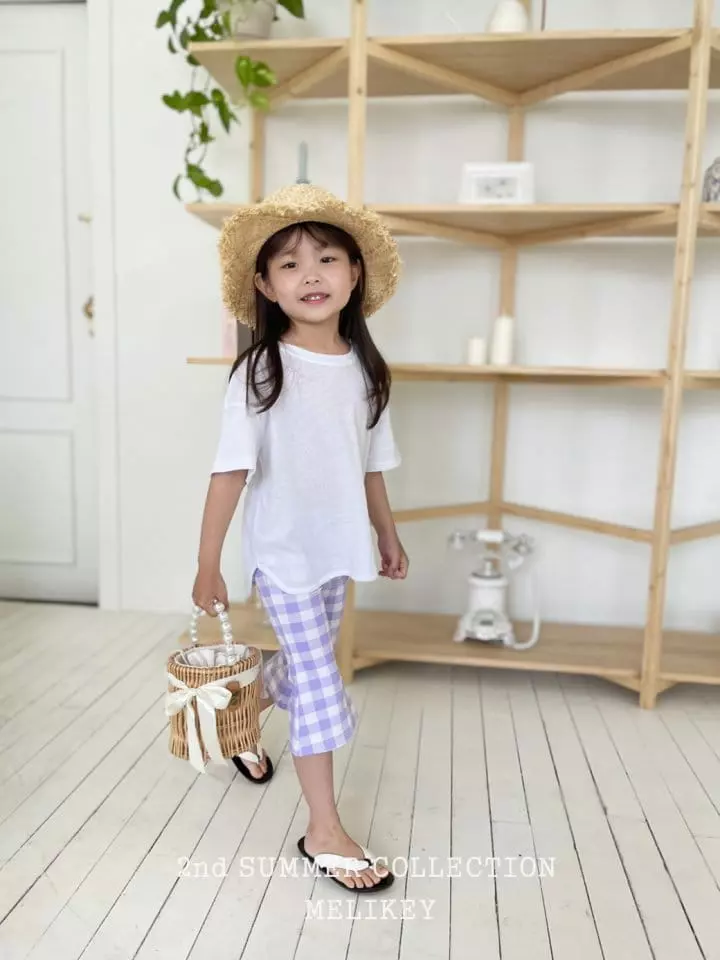 Melikey - Korean Children Fashion - #kidsshorts - Summer Big Check Pants - 5