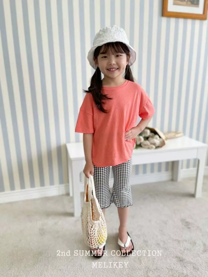 Melikey - Korean Children Fashion - #kidsstore - Piping Tee - 11