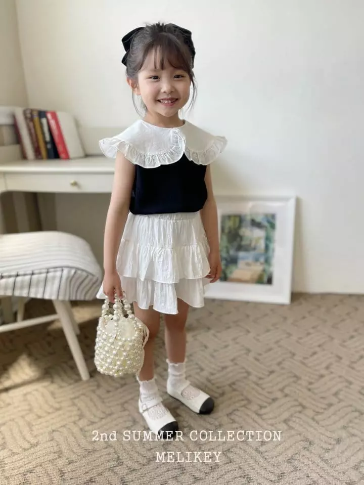 Melikey - Korean Children Fashion - #kidsshorts - Yoru Cancan Skirt - 4